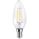 Lampe Led filament C35 flamme 4W 230Vac E14 claire 2700K WW dimmable
