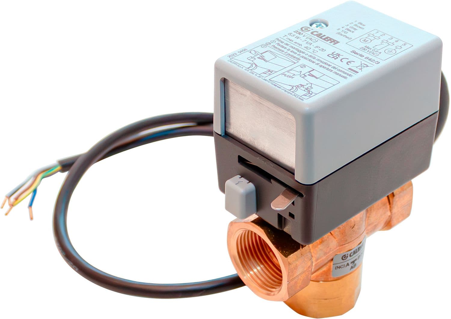 CALEFFI VANNE DE ZONE 3 VOIES 3/4" 230V 2POINTS