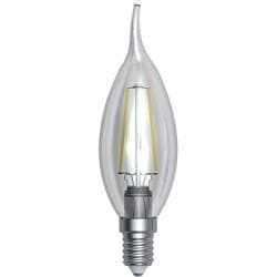 Lampe Led filament C35 flamme transparente E14 2W 3000K non dimmable