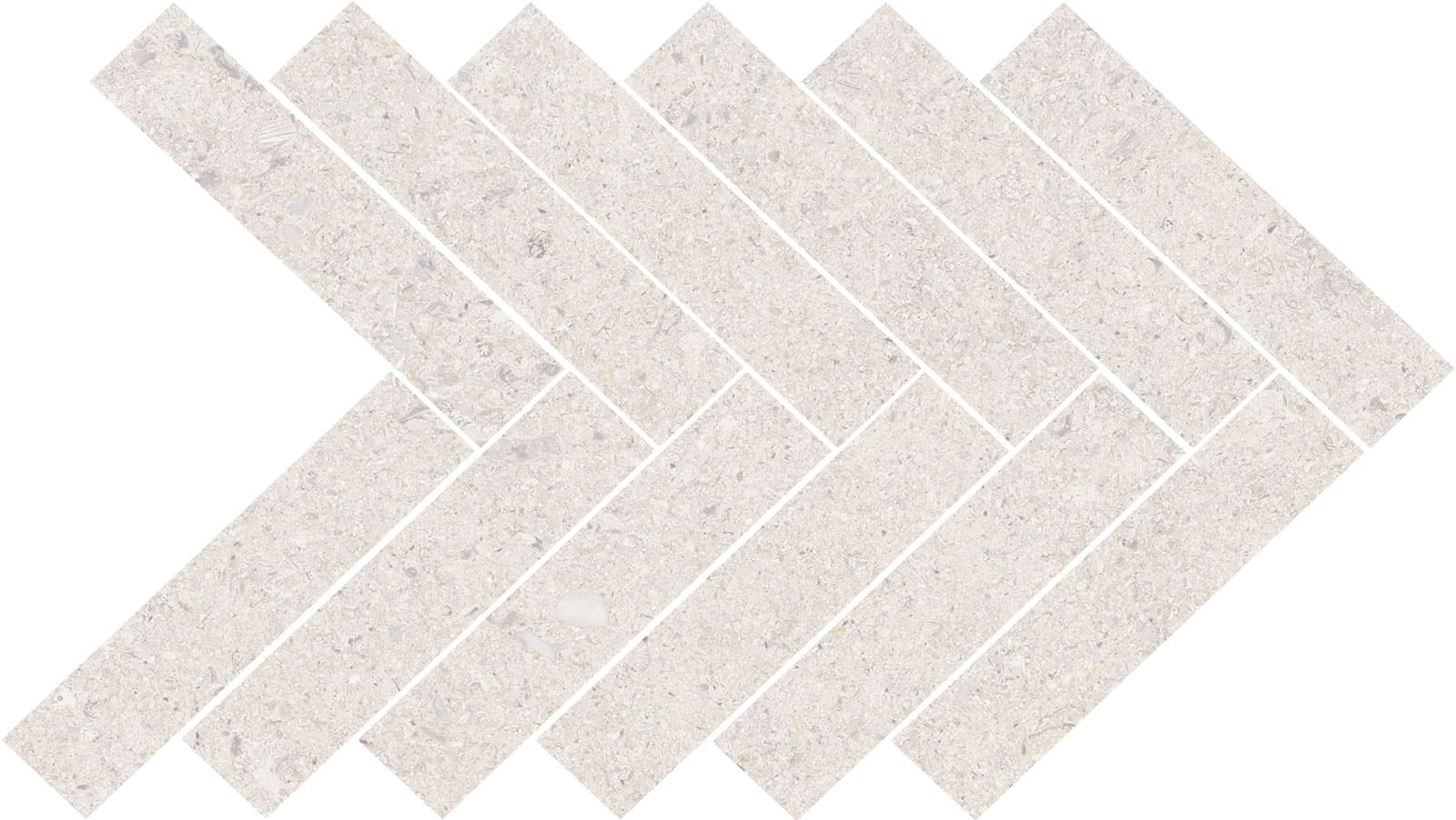 MOSAICO CALCARE WHITE 39X22 SP