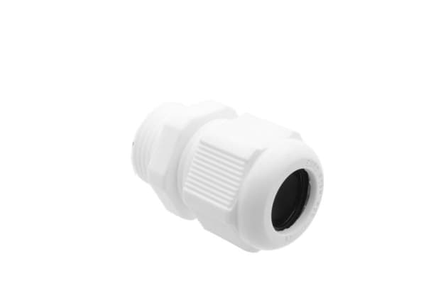 Presse étoupe PVC métrique M20 - Blanc - 20mm IP68