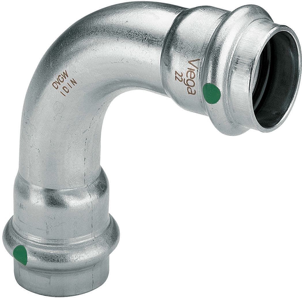 COUDE 90°FF 28MM SANPRESS INOX VIEGA