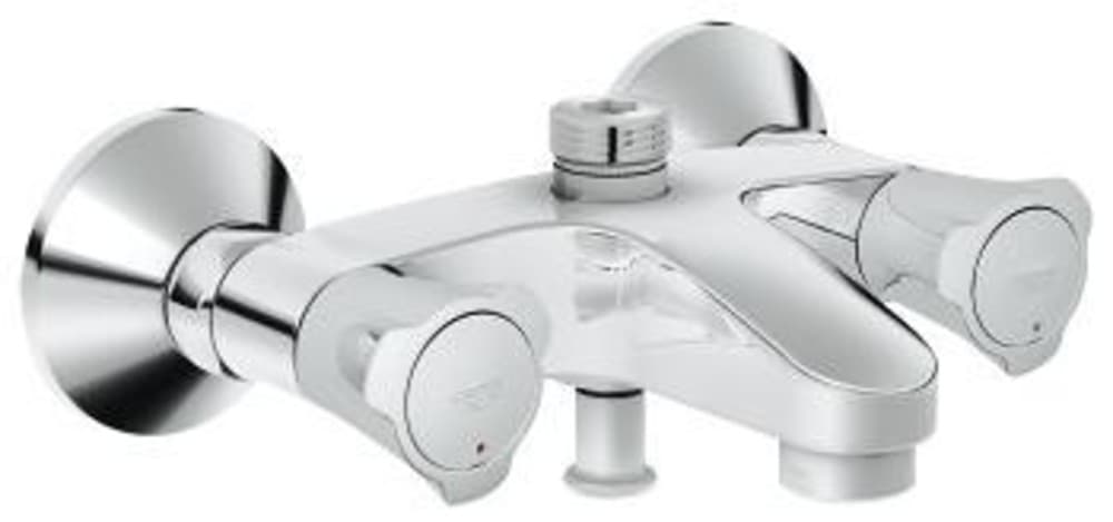Grohe Costa L mitigeur bain deux poignées douche-raccordement au-dessus