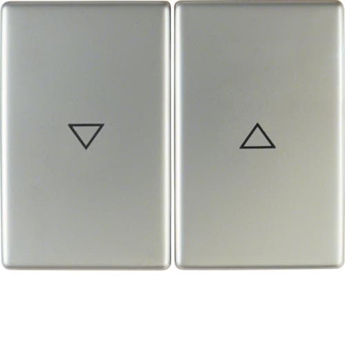 Touche avec symbole flèches Berker K.5 Inox