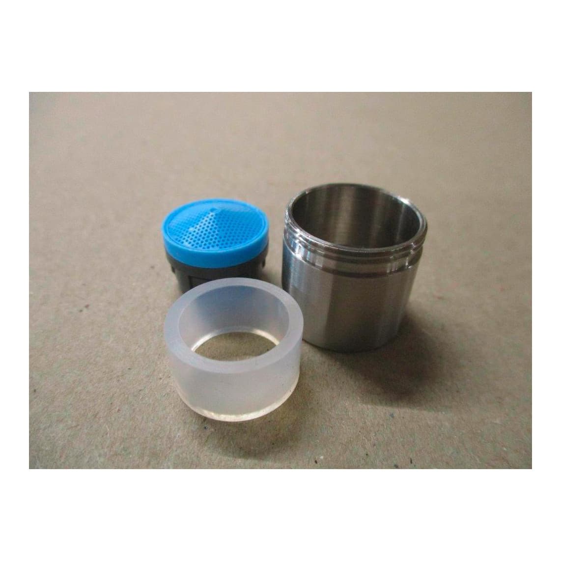 01586 Buse mélangeuse avec boîtier, acier inoxydable, M20x1 AG, par ex. pour 39766/2