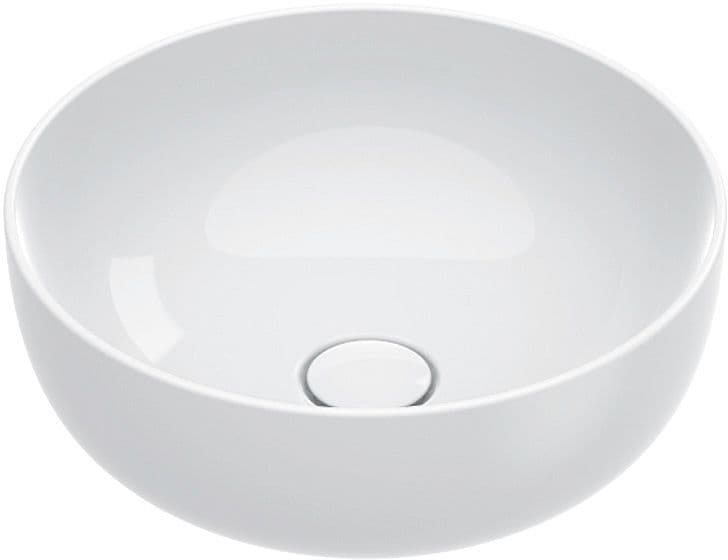 VASQUA A POSER SFERA CATALANO CATAGLAZE+ DIAMETRE 42 H16 SANS TROP-PLEIN BLANC