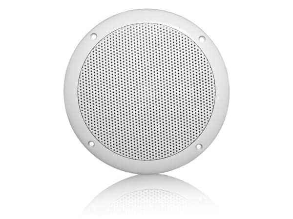 Mdc64, waterproof, haut-parleur encastrable voice coil, rond, 100W, Blanc (2 pièces)