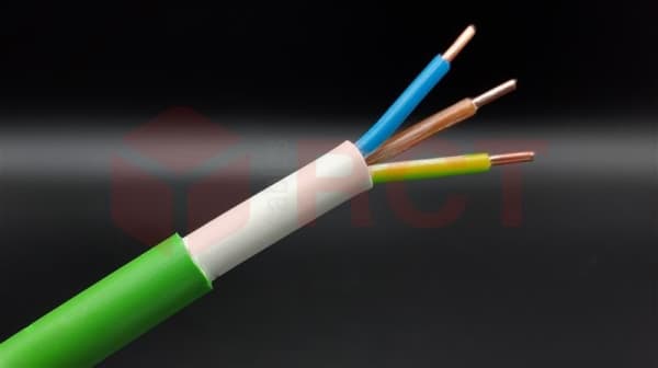Xgb 3 G 2.5 Vert Lsoh en rouleau de 100m classe CPR: CCA s1d1a1