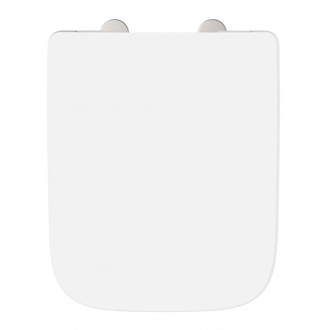 82820 Abattant WC en duroplast WHITE, en forme de E, PRO 4, avec frein de chute et déclipsable