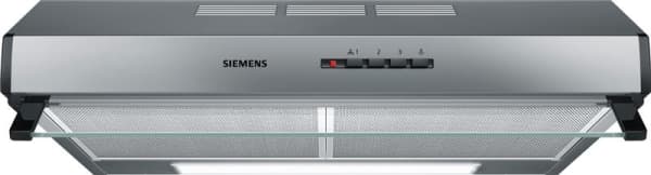 Hotte IQ300 sous-encastrable 60cm, Inox, 3 niveaux, 350m³ / h, 72dB, boutons-poussoirs, 2 PC, Led 4W