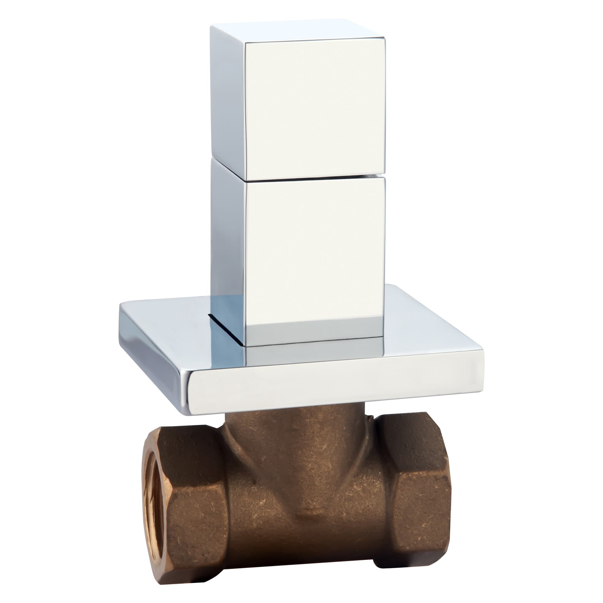 ALONI QUADRO ROBINET D’ARRÊT ENCASTRÉ 1/2 X 1/2 - CHROME