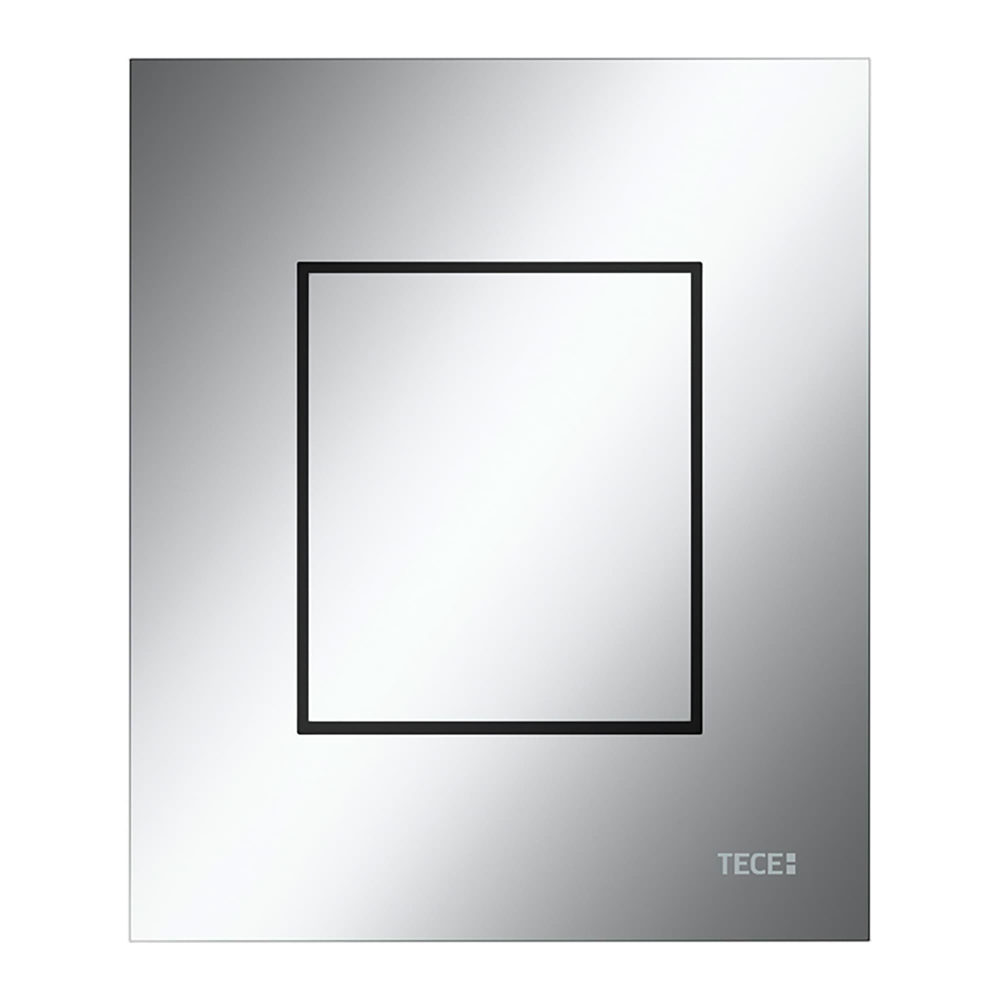TECENOW - PLAQUE DE DÉCLENCHEMENT URINOIR - CARTOUCHE INCLUSE - CHROMÉ BRILLANT