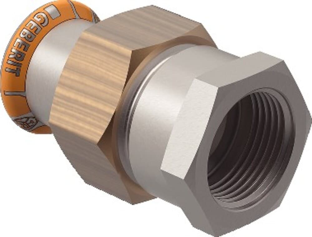 Geberit Mapress Therm raccord 3 parties avec filetage intérieur 22x1" F