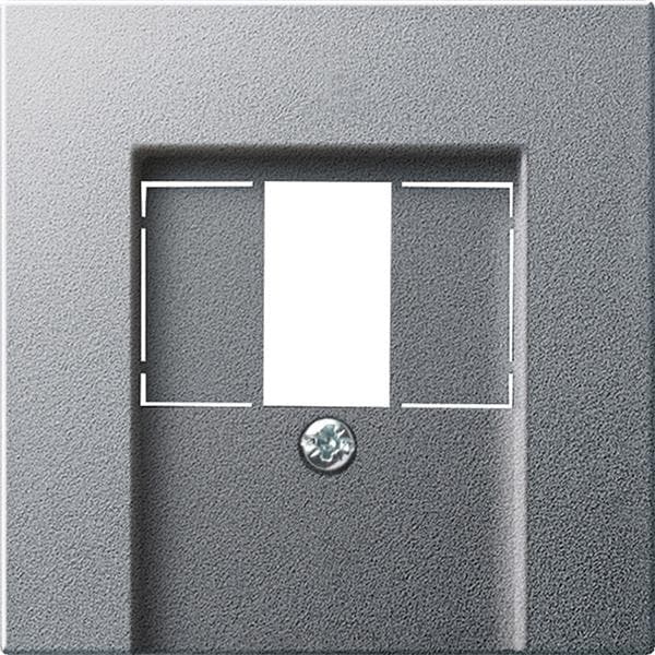Cache pour TAE et USB teinte Alu sans zone d'inscription
