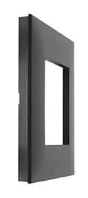 Valena plaque 1 poste Noir