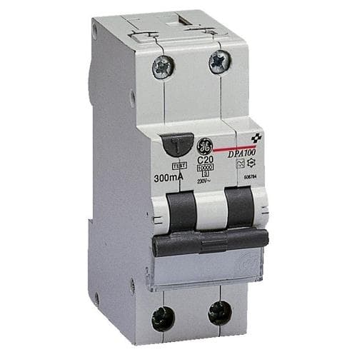 DPA disjoncteur - différentiel 1 pôle + N 10kA 40A C 300mA