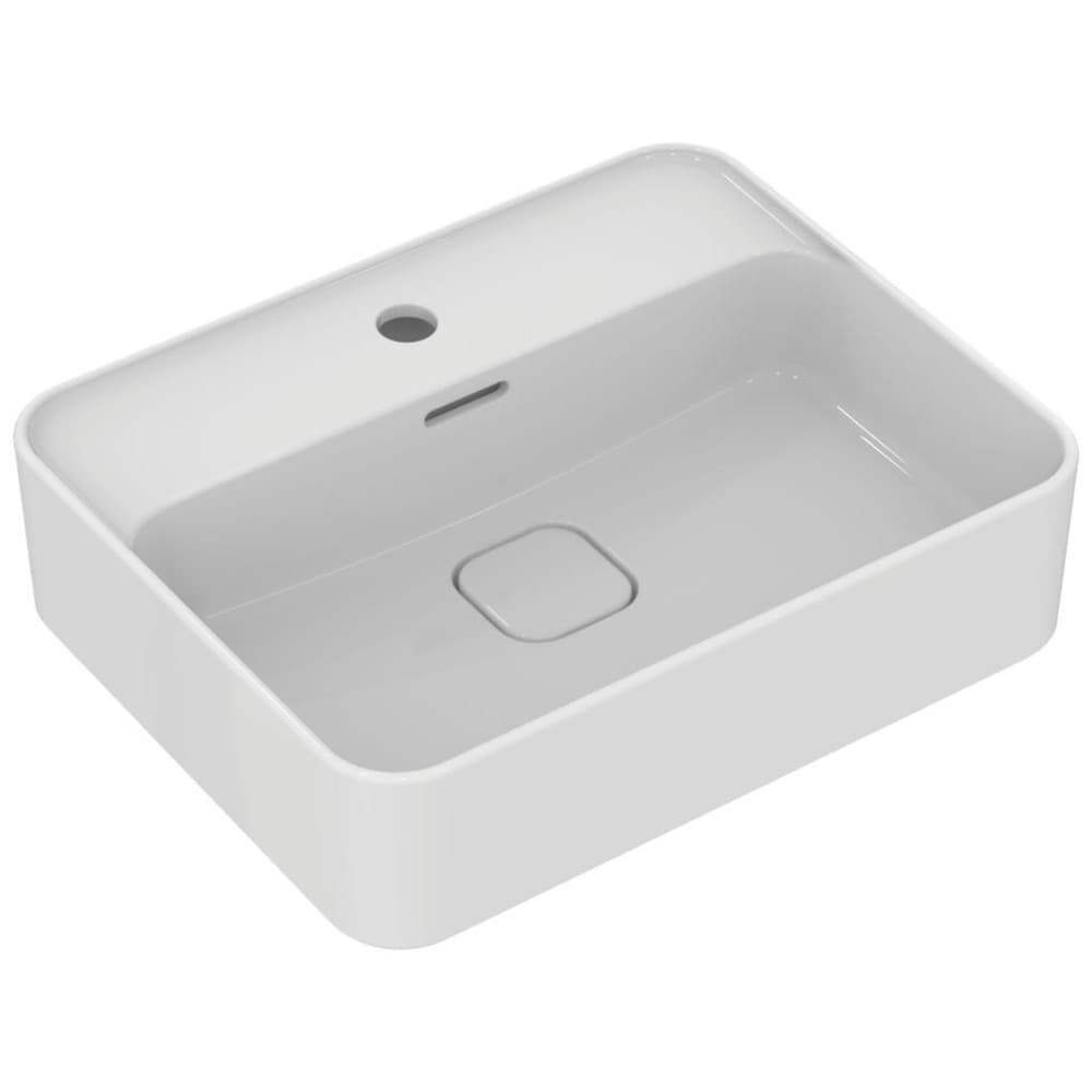 Strada II lavabo à poser 50 x 40 cm avec trop-plein avec percement