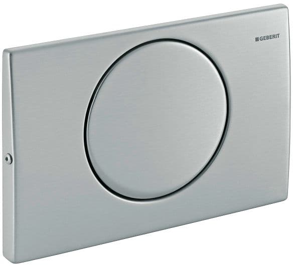 PLAQUE DE COMMANDE 1 TOUCHE DELTA10 ROND POUR DUOFIX BASIC CHROME SATINE