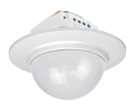 Détecteur de mouvement, 230 V, 26 m, rond, pour boîte d'encastrement