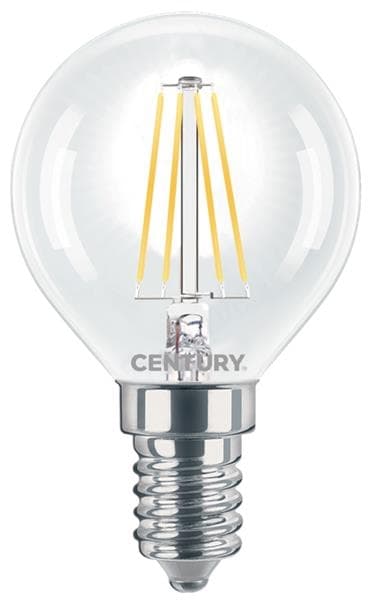 Lampe filament Led globe - 4W - E14 - 4000K - 480lm - IP20