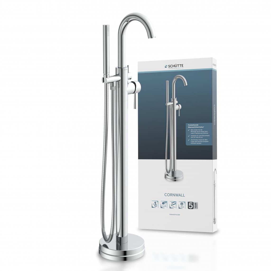 75800 CORNWALL Mitigeur bain/douche, chromé, détaché