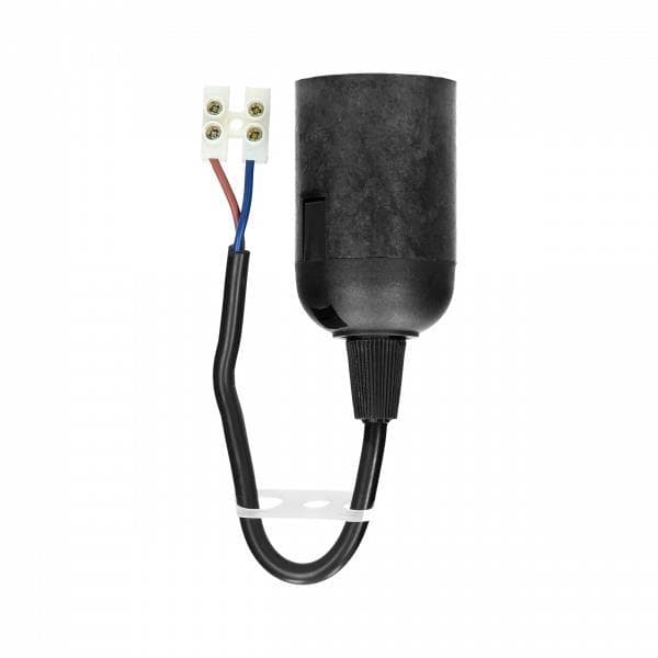 Soquet E27 Noir avec câble