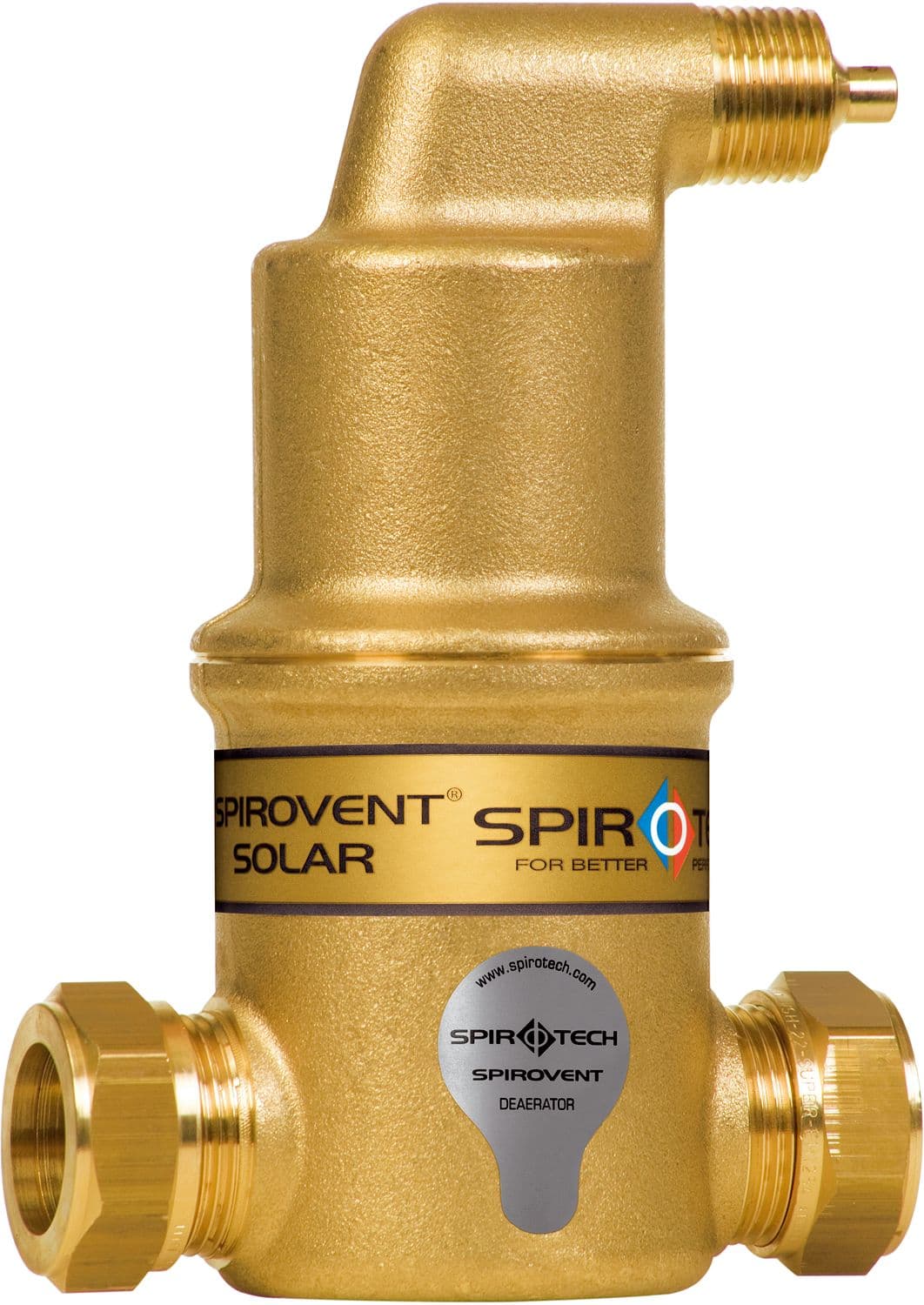 SEPARATEUR D'AIR SOLAR SPIROVENT HORIZONTAL 1"