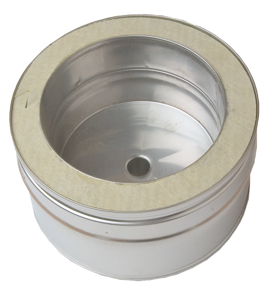 Dinak DW 061 bouchon isolé à double paroi avec purge D150