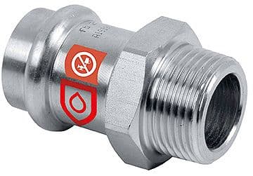 RACCORD M 18MM-1/2" ACIER CARBONE FRABO