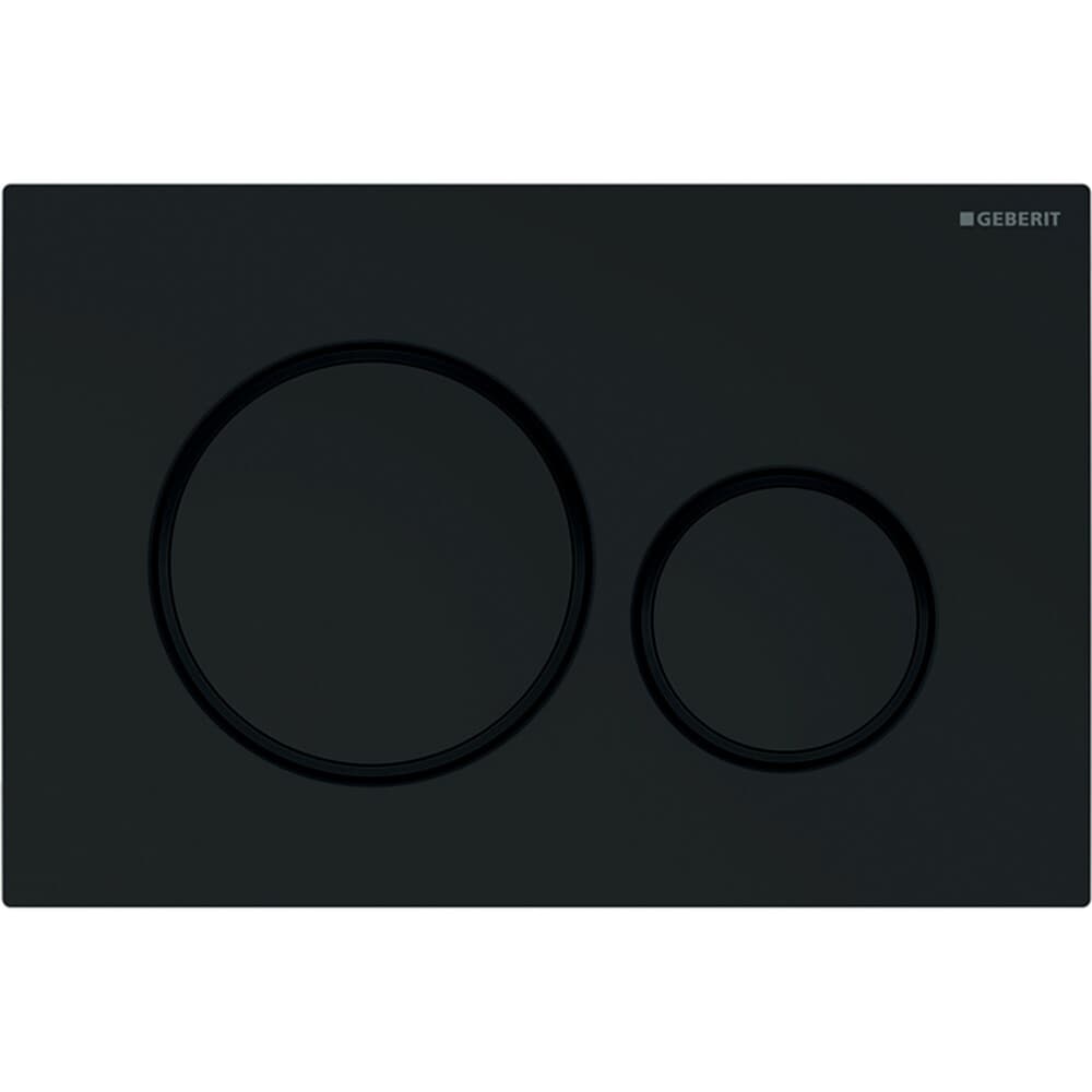 Geberit Sigma20 plaque de commande noir/noir mat