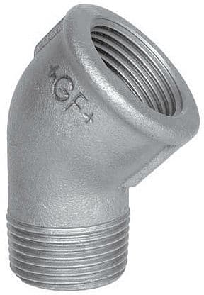 GALVA COUDE 45° MF NR 121 5/4"