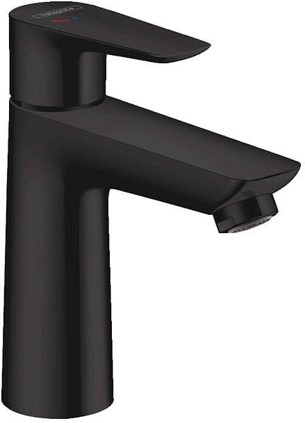 MITIGEUR LAVABO TALIS E 110 HG COLDSTART VIDAGE AUTOMATIQUE NOIR MAT