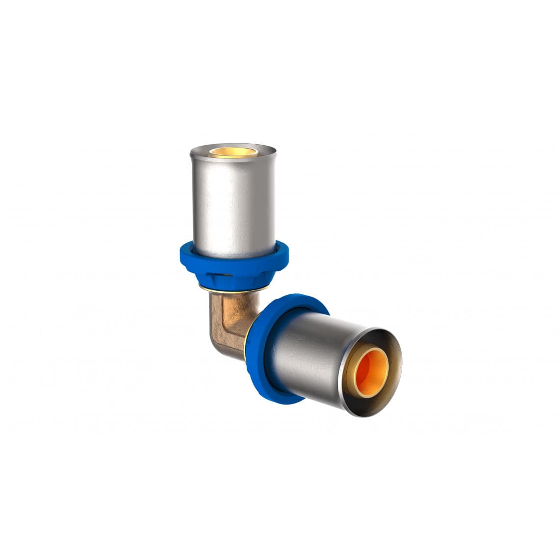 988714355 LT coude 90°, vierge, 26 mm, raccord à sertir pour tube multicouche