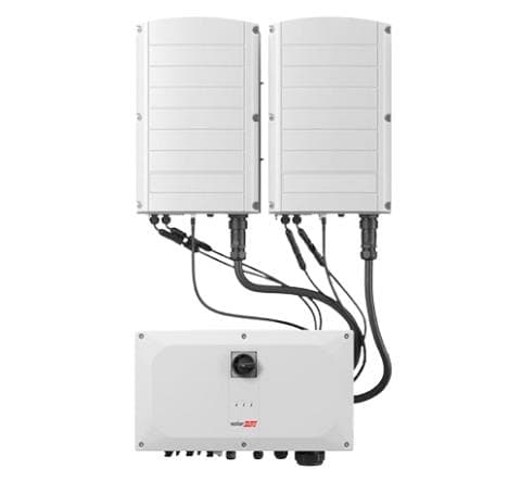 Onduleur hybride triphasé 66,6KW (connecteurs MC4 / sans commutateur CC)