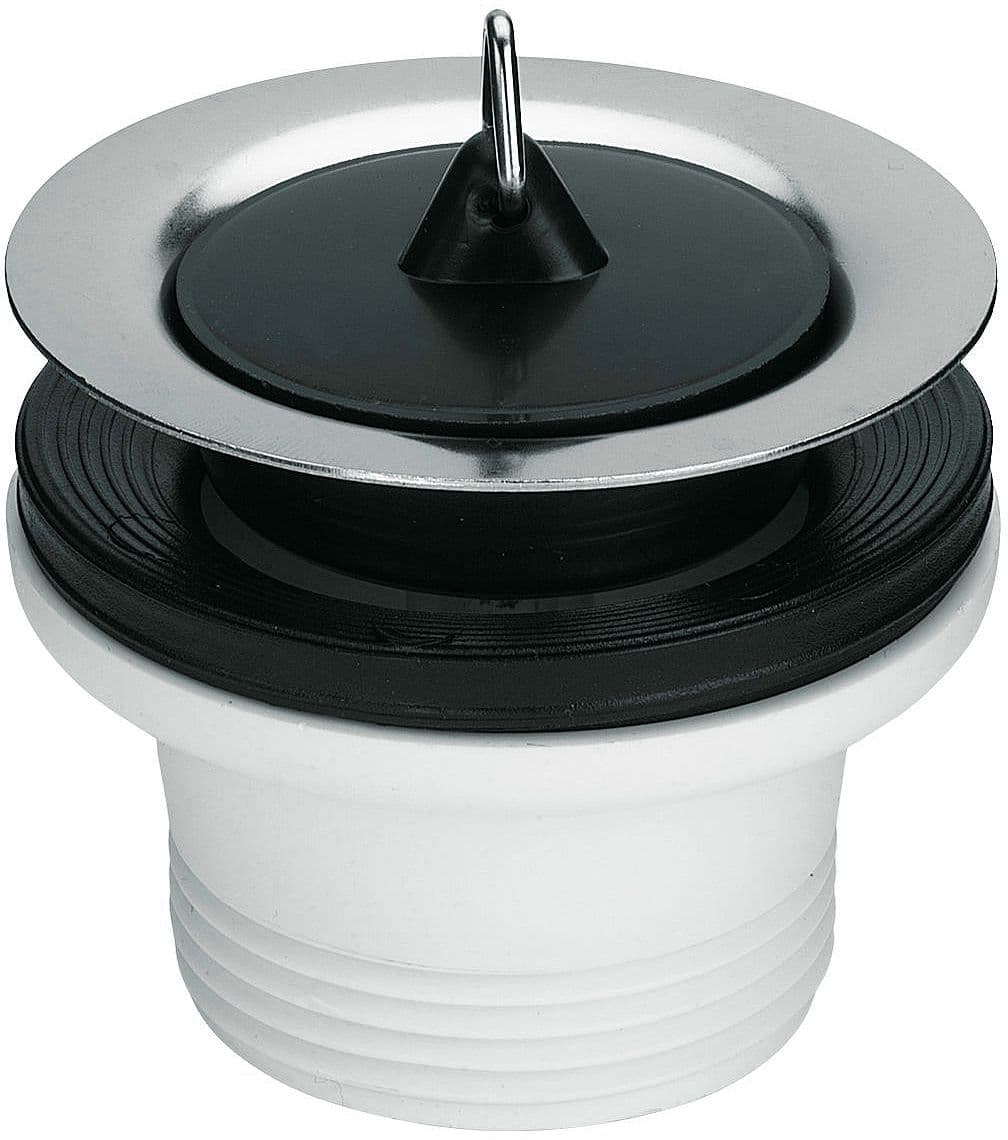CREPINE POUR EVIER PLASTIQUE+BOUCHON 6/4" BASSE