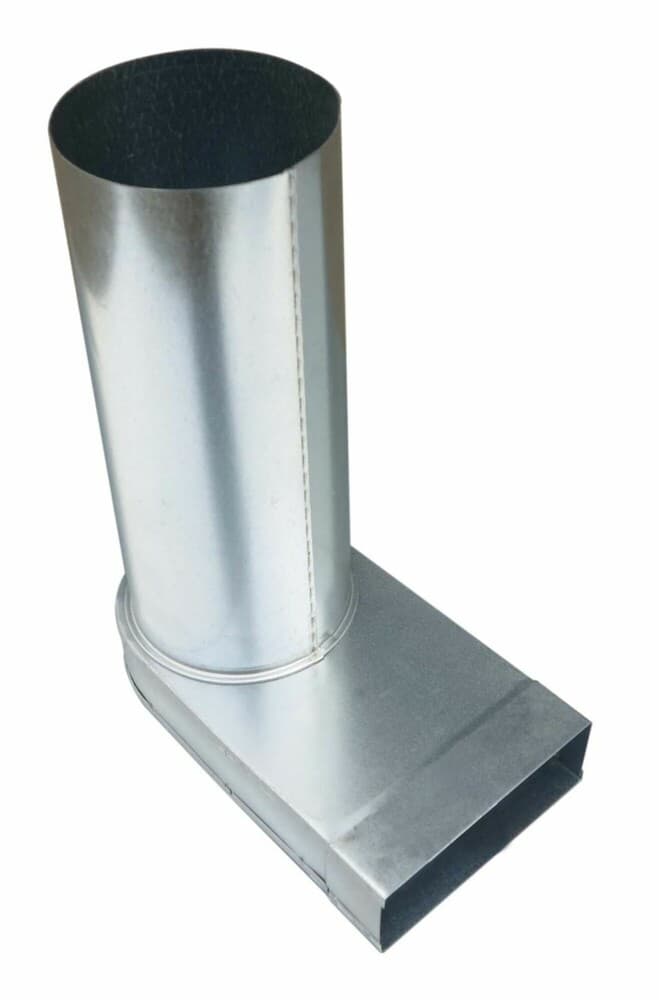 Sanutal Mecano coude prolongé 90° 55x110/D125