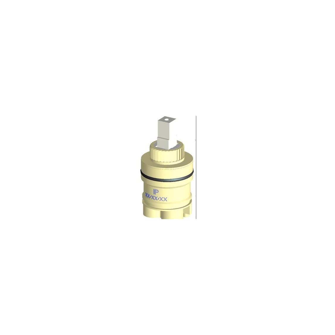 01039 Cartouche, Ø 35 mm, avec siège et joint torique en haut, Eco-Click