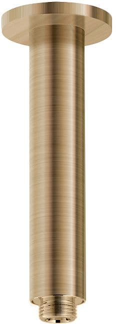 BRAS DE DOUCHE PLAFOND UNIVERSEL NOBILI ROND 1/2"-15CM MIELE BROSSÉ