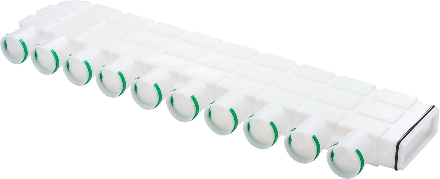COLLECTEUR POUTRE SOL POUR GAINES D'AIR POUR BETON VASCO 10X75MM