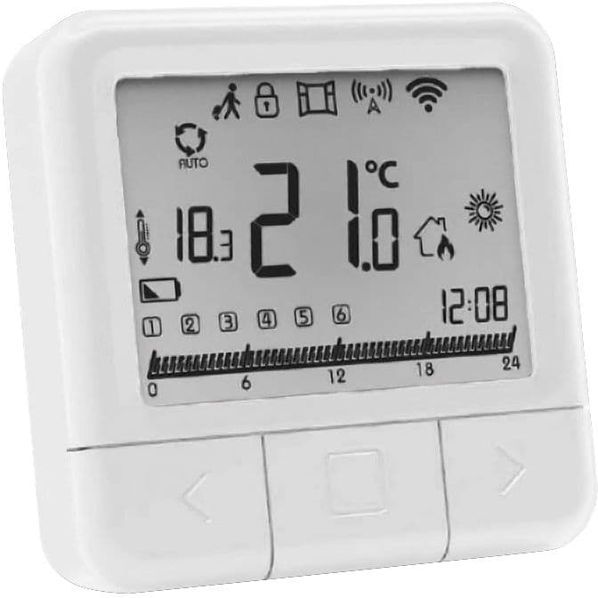 THERMOSTAT WIFI ECO DESIGN BLANC