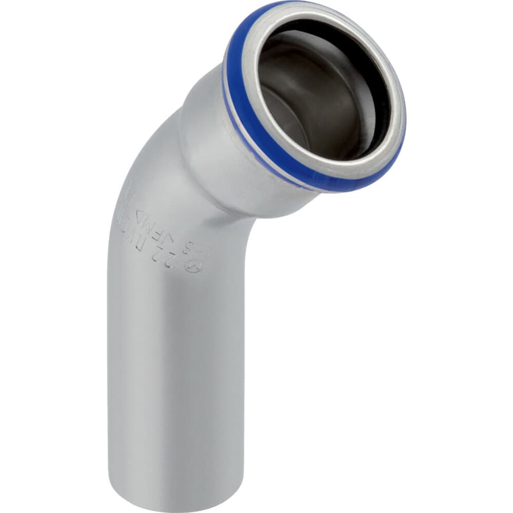 Geberit Mapress inox-eau coude 45° MF 28