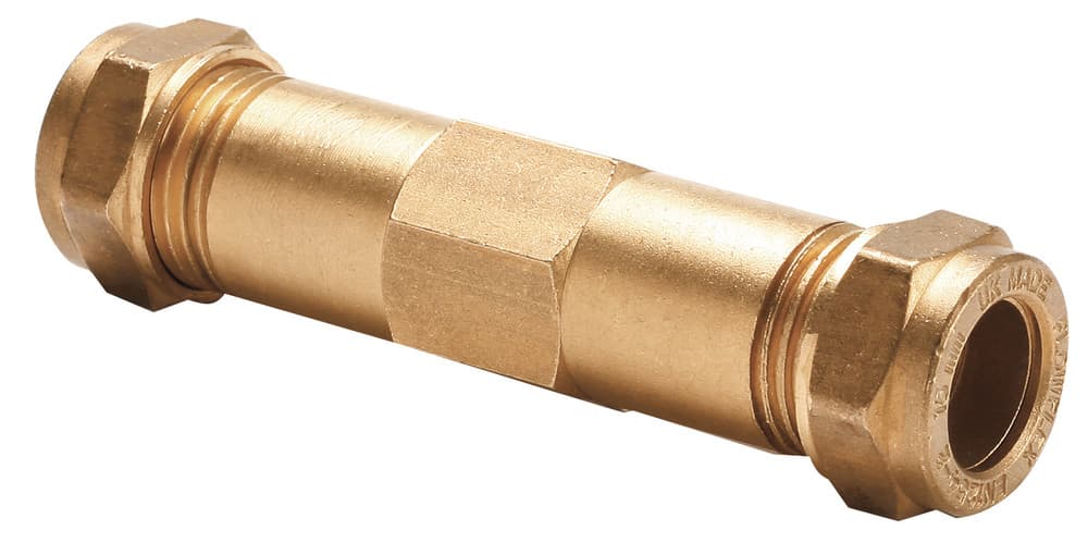 manchon de réparation biconique laiton alimentation tube cuivre 15x15mm