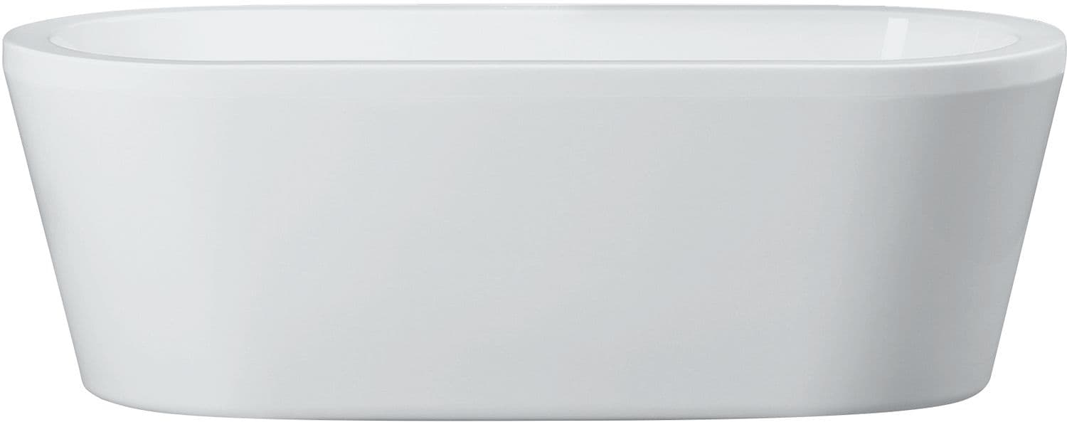 BAIGNOIRE LIBRE POOL+ ACRYL 180-80 BLANC+ SET DE FINITION VIDAGE BLANC