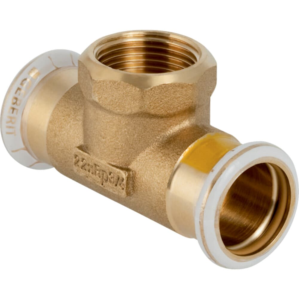 Geberit Mapress raccord à sertir en cuivre pour gaz Té intérieur 15-1/2-15