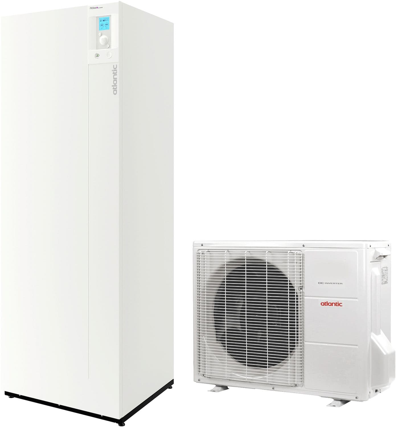 PAC AIR/EAU + BOILER INCORPORE ALFEA EXTENSA DUO 8KW TEMP.BASSE ATL.ERP CC A+ ERP EC A