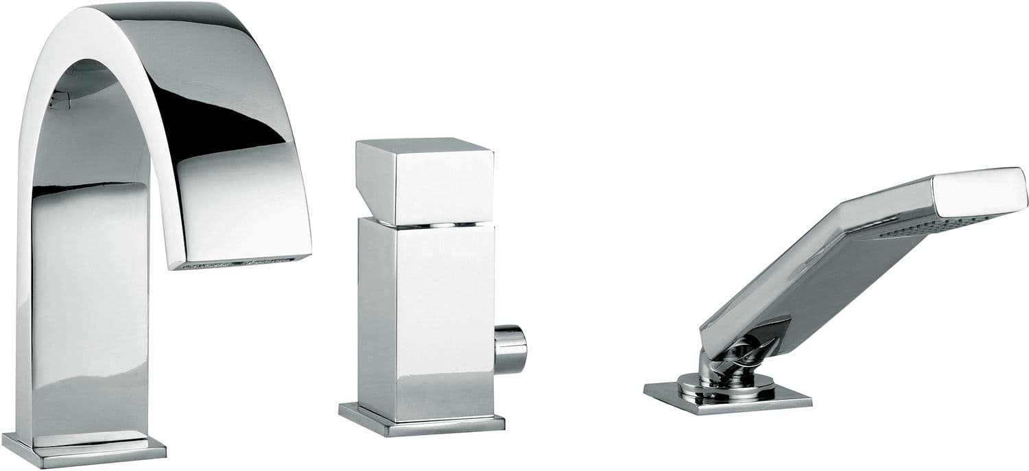 MELANGEUR 3 TROUS BAIN ELLE/LEVEL CHROME COMPLET