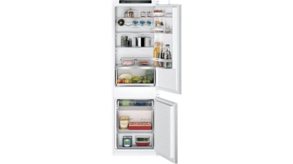 Réfrigérateur - intégrable IQ300 combi-bottom - 177,5cm NoFrost, classe E, 35dB, tiroir hyperFresh /