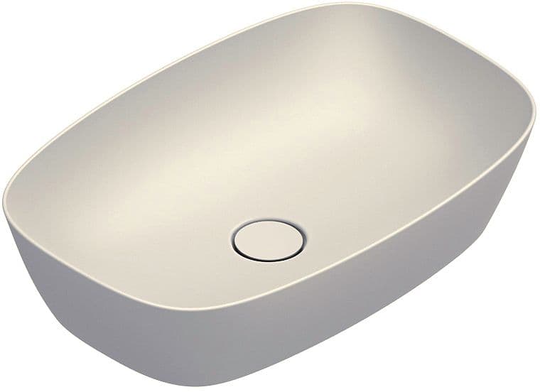 VASQUE A POSER ALVEA CATALANO CATAGLAZE+ 60X40 H14 SANS TROP-PLEIN LINO SATINATO