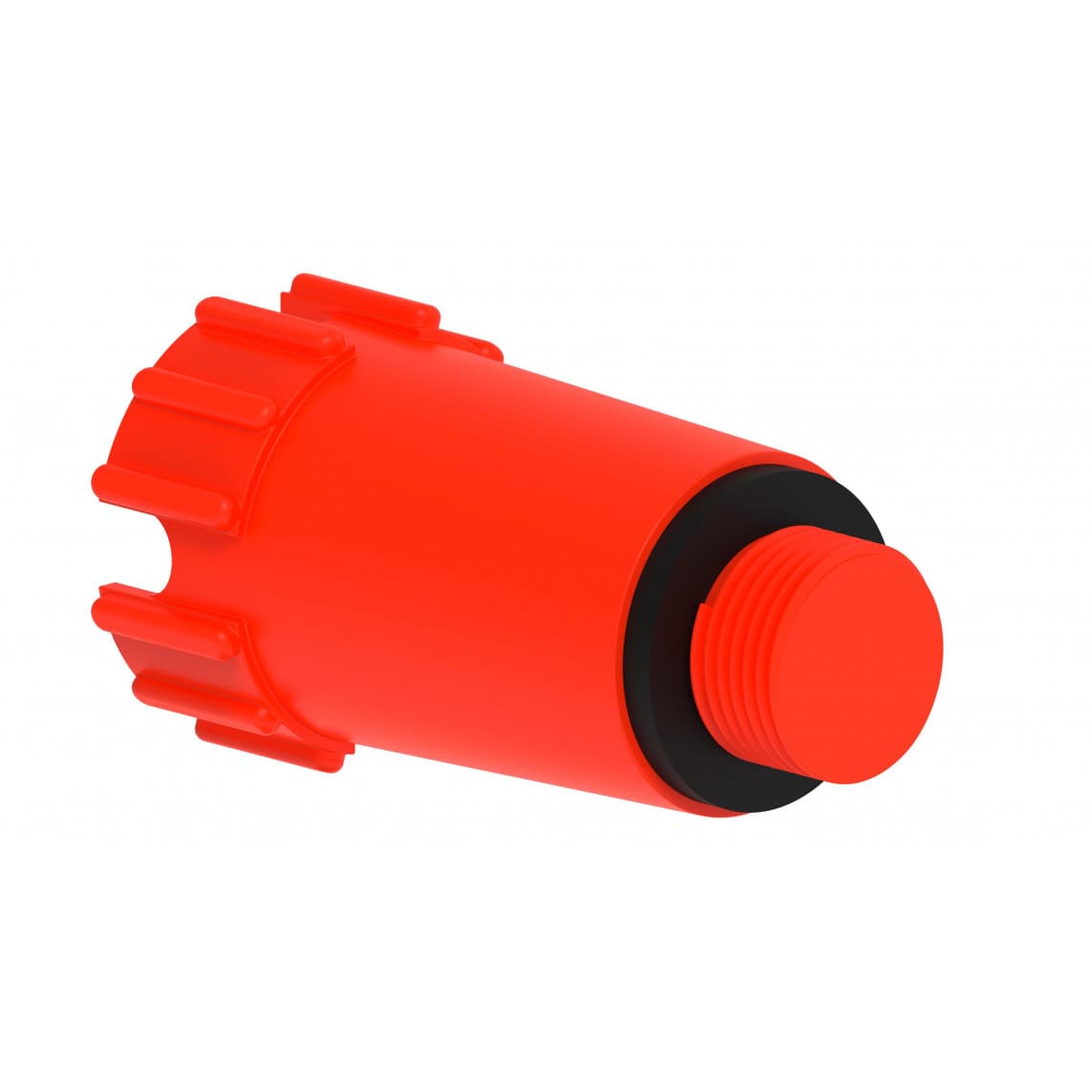98913513 bouchon de chantier synthétique, rouge, 1/2", non résistant à la pression