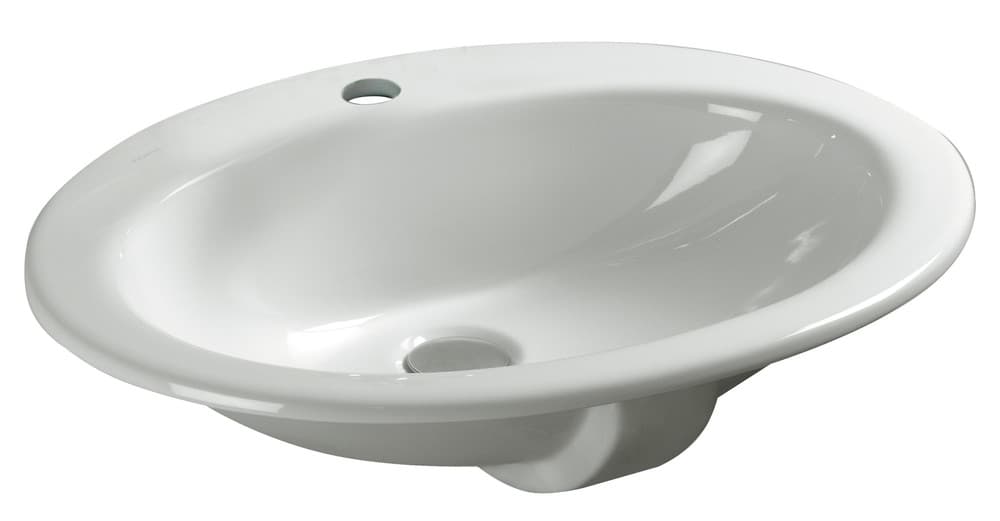 intro Star lavabo encastré 56 x 46 cm blanc